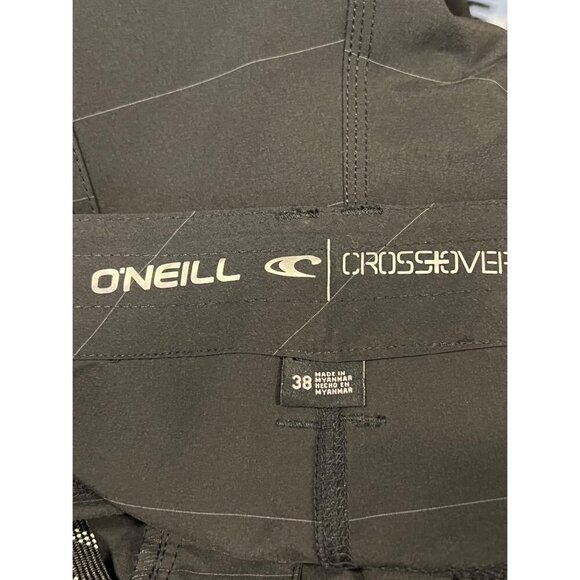 ONeill Mens Crossover Hybrid Shorts Size 38 Black Polyester Comfort Stretch New - Picture 7 of 9